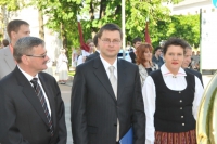 Latgales dziesmu svētku viesi. Fotogrāfs J. Dunaiskis