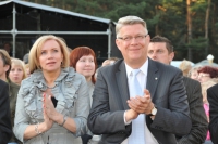 Latvijas Valsts prezidents V. Zatlers ar dzīvesbiedri. Fotogrāfs J. Dunaiskis