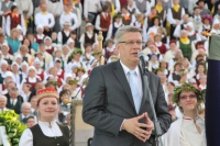 Latvijas Valsts prezidents V. Zatlers koncerta atklāšanā. Fotogrāfs J. Dunaiskis