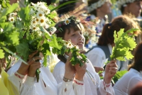 Apvienotā kora dalībnieki. Fotogrāfs J. Dunaiskis